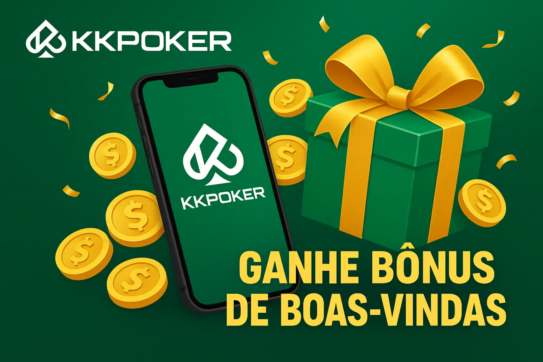 Criar uma nova Conta no plataforma KKPOKER