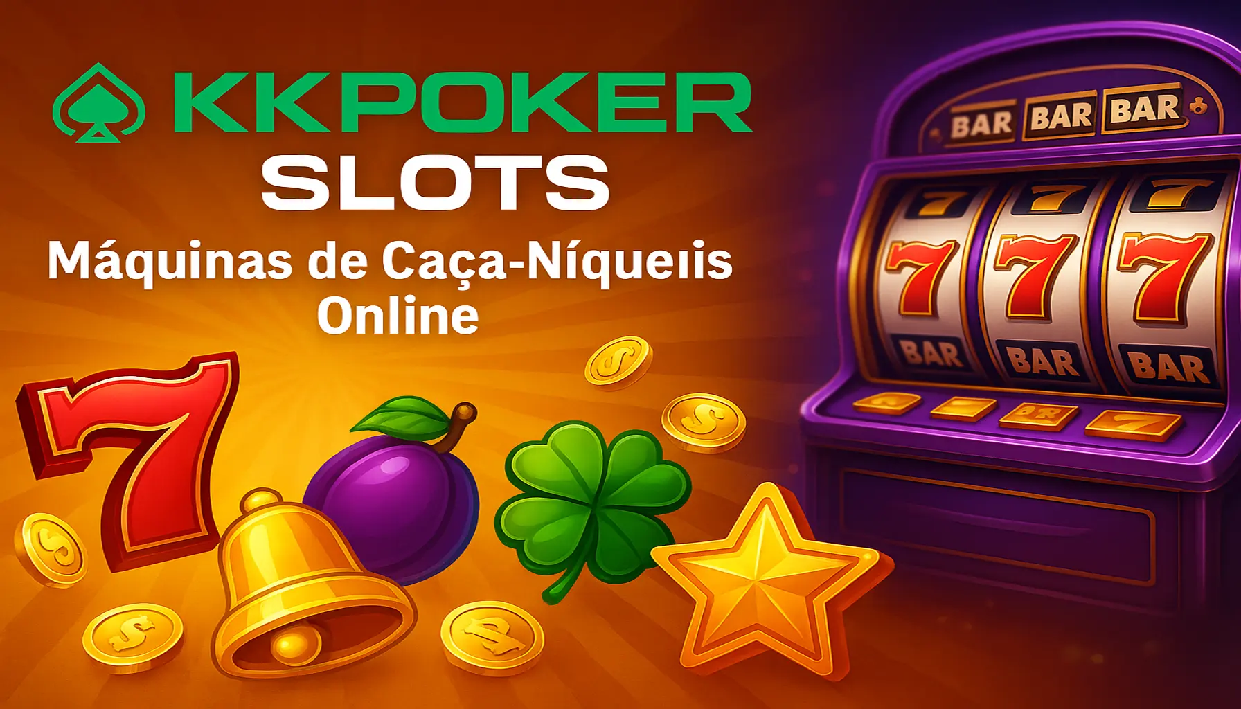 Explore o mundo das slot machines no KKPOKER Casino